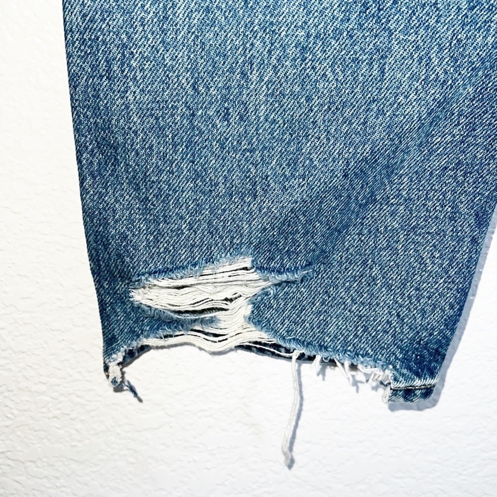 Gap Denim Cheeky Straight Destressed Destroyed Button Fly Jeans - Picture 10 of 13